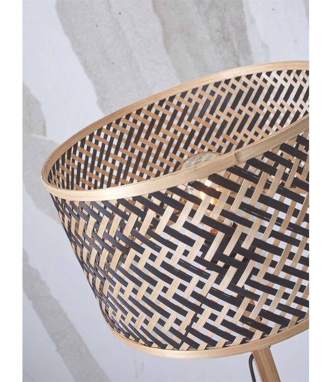 Good&Mojo vloerlamp Java recht naturel bamboe