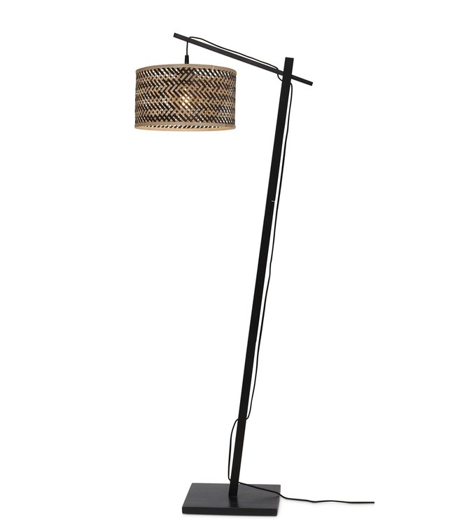 Good&Mojo vloerlamp Java small bamboe zwart