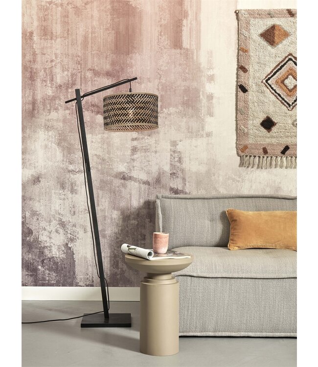 Good&Mojo vloerlamp Java small bamboe zwart