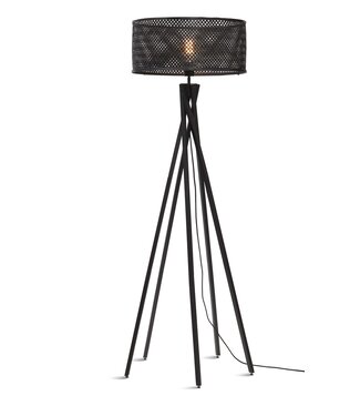 Good&Mojo Vloerlamp Java 5-poot zwart