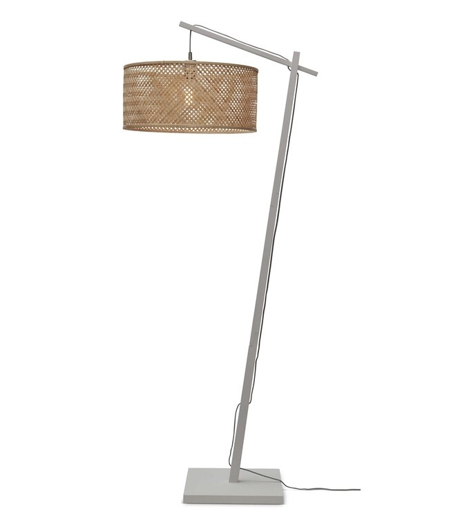 Good&Mojo vloerlamp Java Large bamboe wit