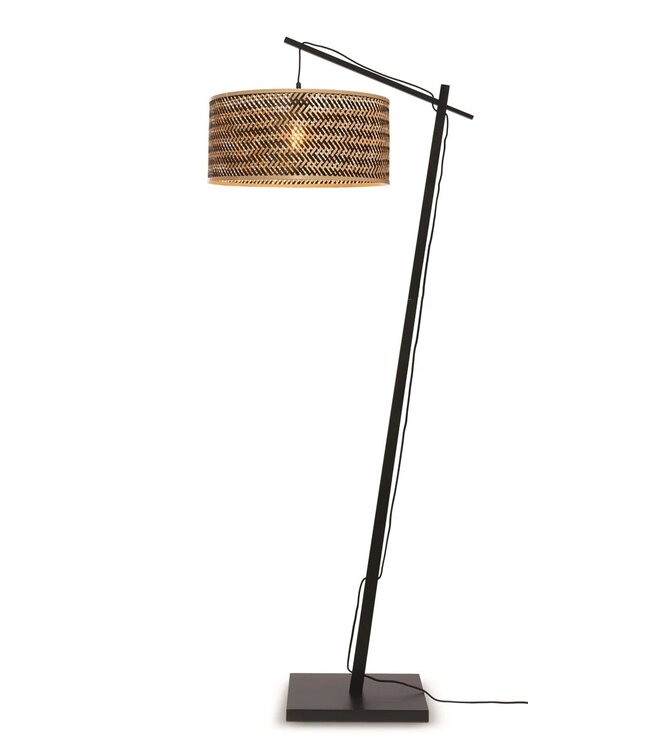 Good&Mojo vloerlamp Java Large bamboe zwart