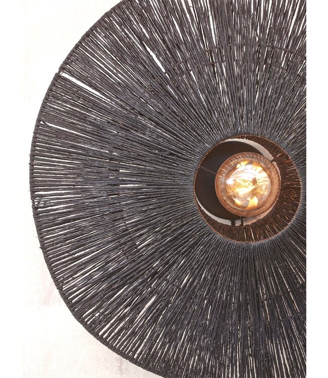 Good&Mojo wandlamp Iguazu Disc in jute Small