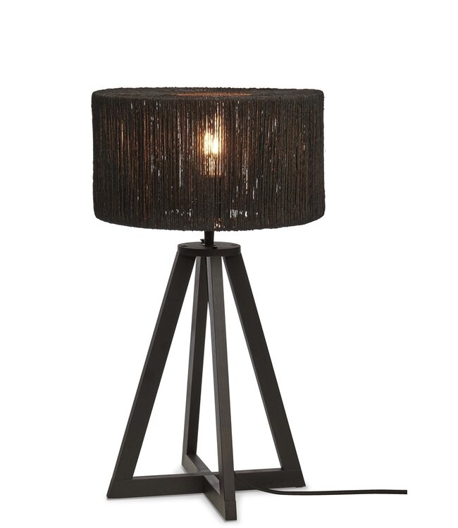 Good & Mojo tafellamp Iguazu 5-poot in zwart