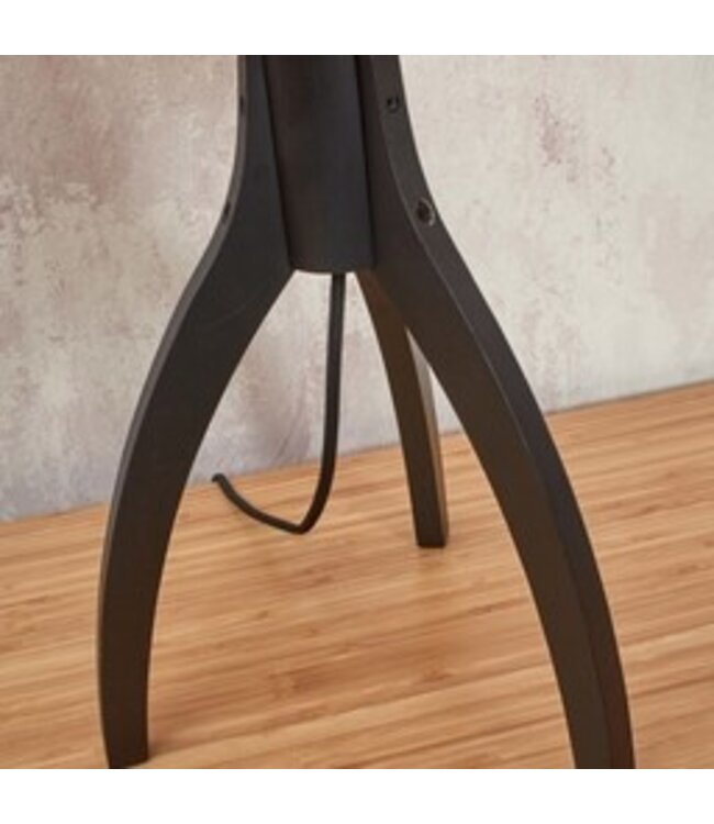 Good & Mojo tafellamp Iguazu 3-poot naturel en zwart