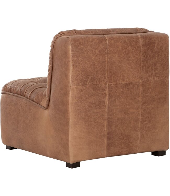 Must Living fauteuil Liberty in Buffalo leer cognac