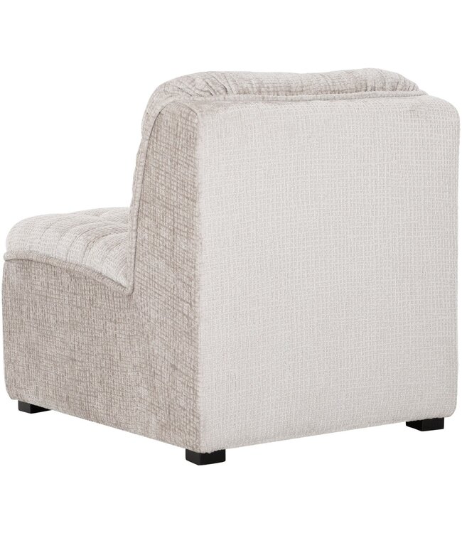 Must Living fauteuil Liberty in stof Glamour naturel wit