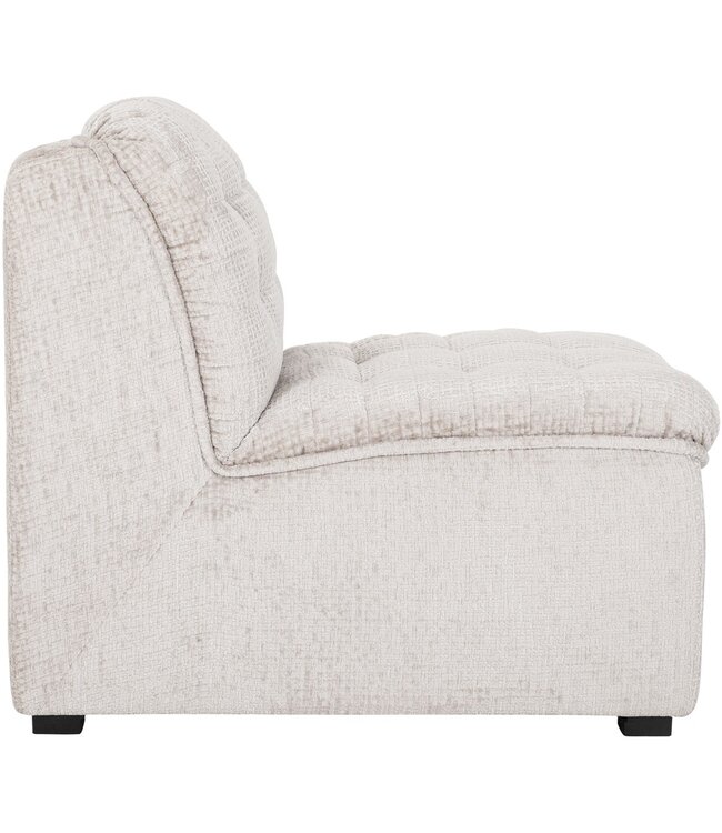 Must Living fauteuil Liberty in stof Glamour naturel wit