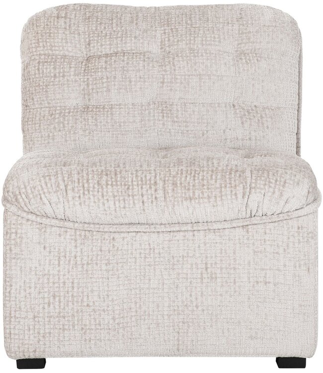Must Living fauteuil Liberty in stof Glamour naturel wit