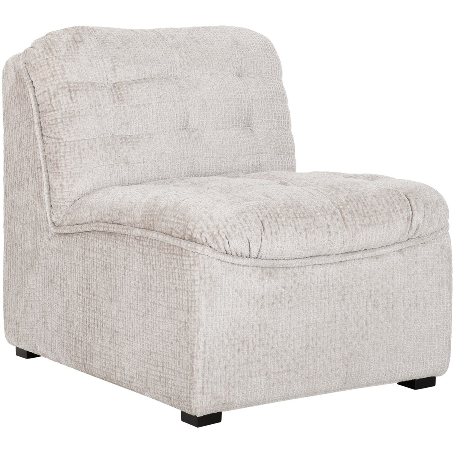 Patois dutje niet voldoende Must Living fauteuil Liberty in stof Glamour naturel wit -  Homecompanyshop.nl