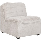 Must Living fauteuil Liberty in stof Glamour naturel wit