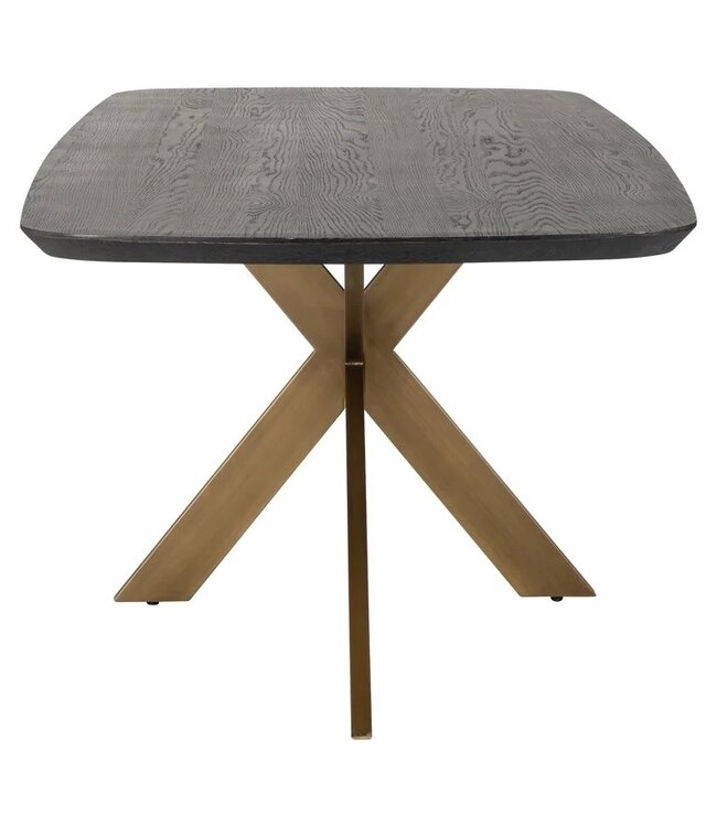 Richmond Interiors Eettafel Cambon Deens Ovaal Eikenhout en Spinpoot