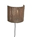 Good&Mojo Wandlamp Iguazu jute/halfrond