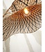 Plafondlamp Ibiza Bamboe Wavy in 2 maten enn 3 dessins