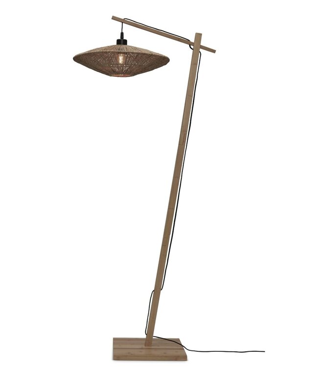 Good&Mojo vloerlamp Iguazu Disc Small in 3 kleuren (laag model)