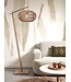 Good&Mojo vloerlamp Madeira bamboe in naturel, wit of zwart