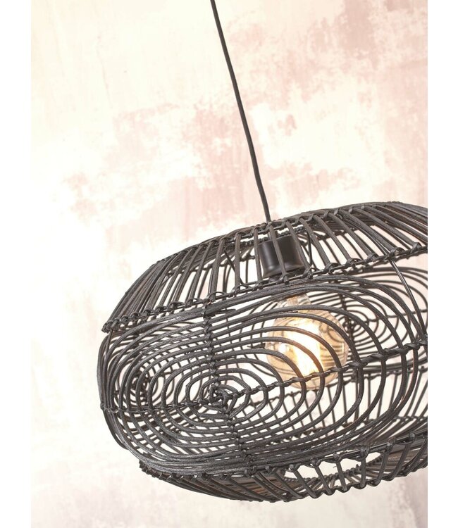 Good&Mojo hanglamp Madeira naturel of zwart