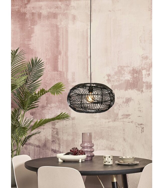 Good&Mojo hanglamp Madeira naturel of zwart