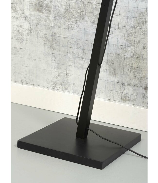 Good&Mojo vloerlamp Madeira bamboe in naturel, wit of zwart