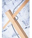 Good&Mojo vloerlamp Madeira bamboe in naturel, wit of zwart