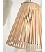 Good&Mojo hanglamp Merapi bamboe tapered in 2 maten en 2 kleuren