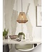 Good&Mojo hanglamp Merapi diamond in bamboe naturel, zwart of gemixt