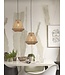 Good&Mojo hanglamp Merapi diamond in bamboe naturel, zwart of gemixt