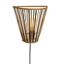 Good&Mojo wandlamp Merapi bamboe in 3 kleuren