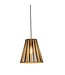Good&Mojo hanglamp Merapi bamboe tapered in 2 maten en 2 kleuren