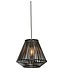 Good&Mojo hanglamp Merapi diamond in bamboe naturel, zwart of gemixt