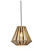 Good&Mojo hanglamp Merapi diamond in bamboe naturel, zwart of gemixt