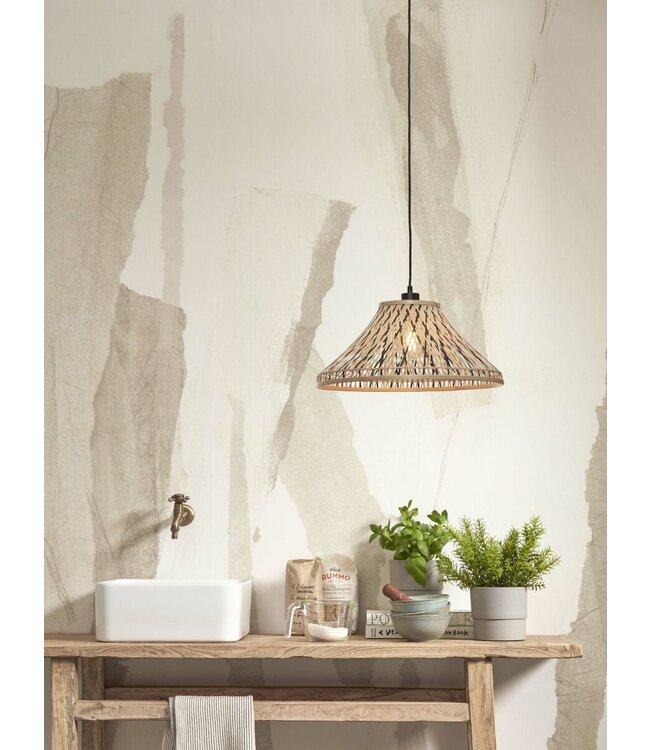 Good&Mojo hanglamp Tahiti bamboe in 3 kleuren