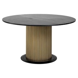 Eettafel Ironville ø 140 (Black/gold)