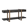 Richmond Interiors Dressoir Cambon 3-laden (Dark coffee)