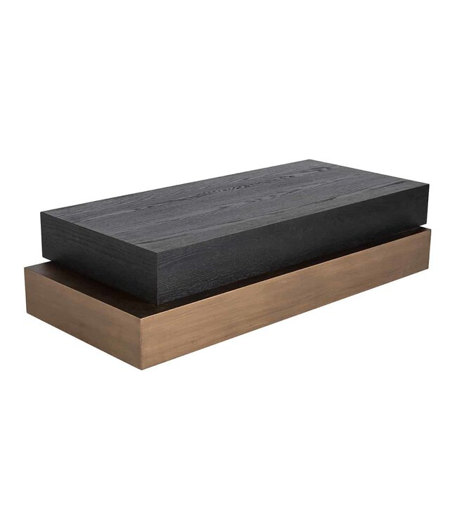 Richmond Interiors Salontafel Cambon blok (Dark coffee)