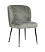 Richmond Interiors Stoel Fallon thyme fusion / zwart (Genova 504 Jade)