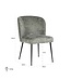 Richmond Interiors Stoel Fallon thyme fusion / zwart (Genova 504 Jade)