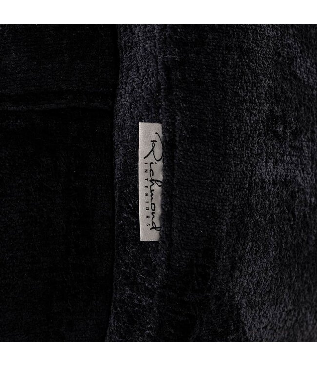 Draaifauteuil Turner black chenille (Bergen 809 black chenille)