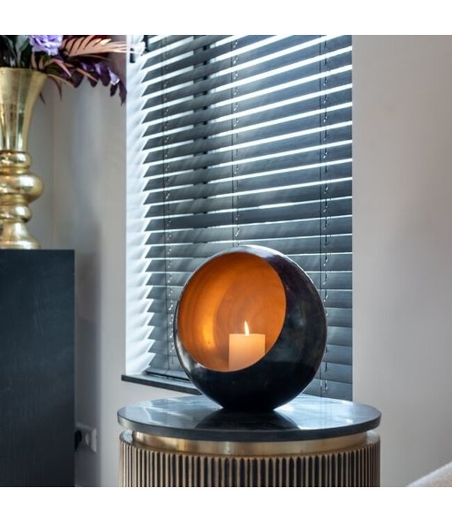 Richmond Interiors Bijzettafel Ironville ø 50 (Gold)