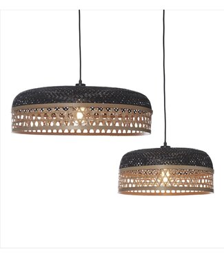 Good&Mojo Hanglamp Ubud single shade set van 2