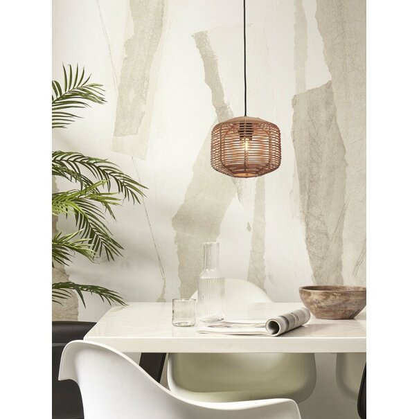 Good&Mojo Good&Mojo Hanglamp Tanami bol in zwart of naturel