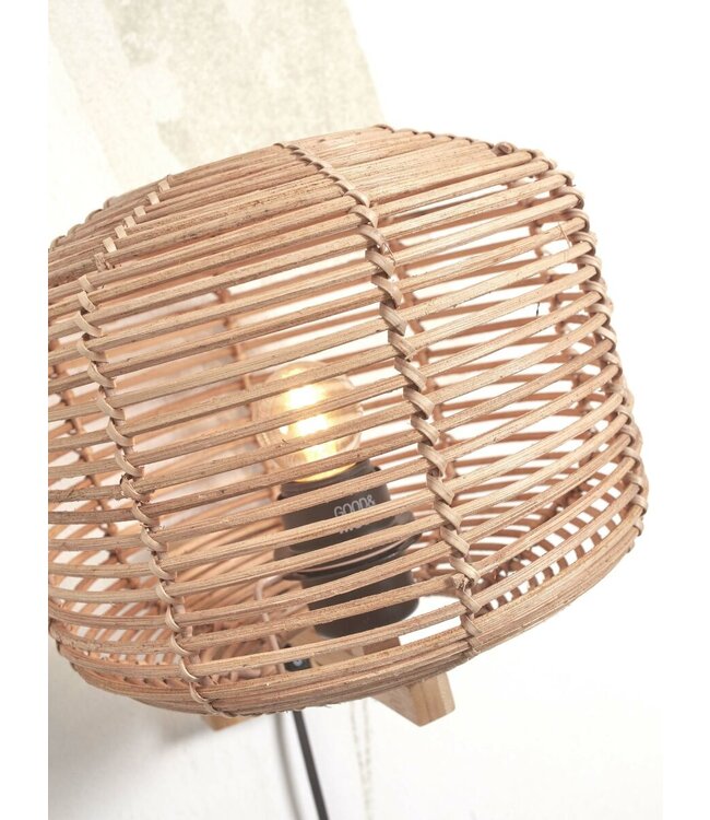 Good&Mojo wandlamp Tanami Bol naturel
