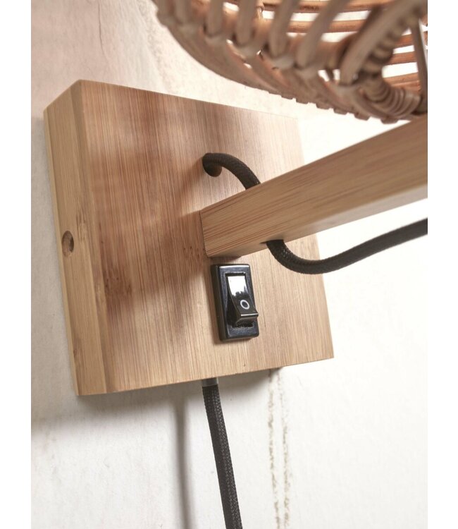 Good&Mojo wandlamp Tanami Tube naturel