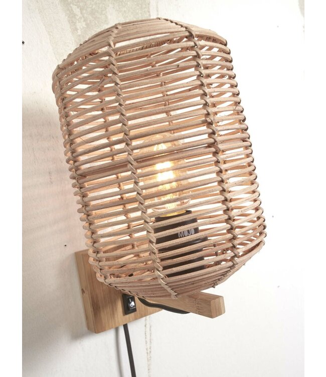 Good&Mojo wandlamp Tanami Tube naturel