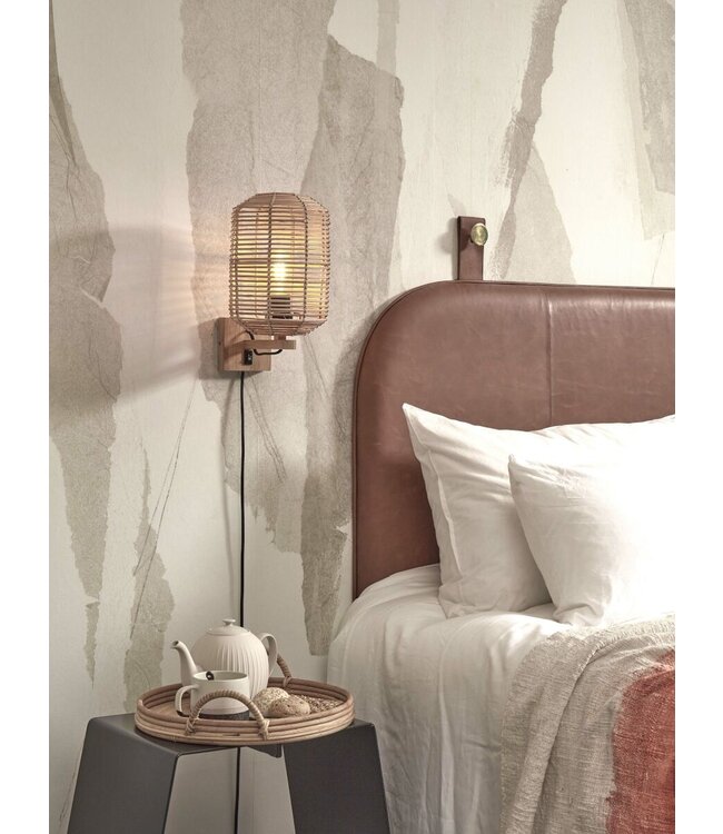 Good&Mojo wandlamp Tanami Tube naturel