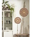 Wandlamp Tanami rotan schijf in naturel rotan
