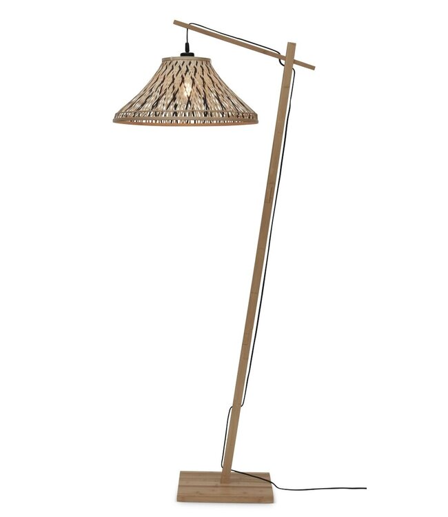 Good&Mojo vloerlamp Tahiti bamboe in 3 kleuren