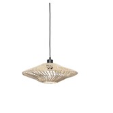 Good& Mojo hanglamp Zanzibar flat in naturel, wit of zwart