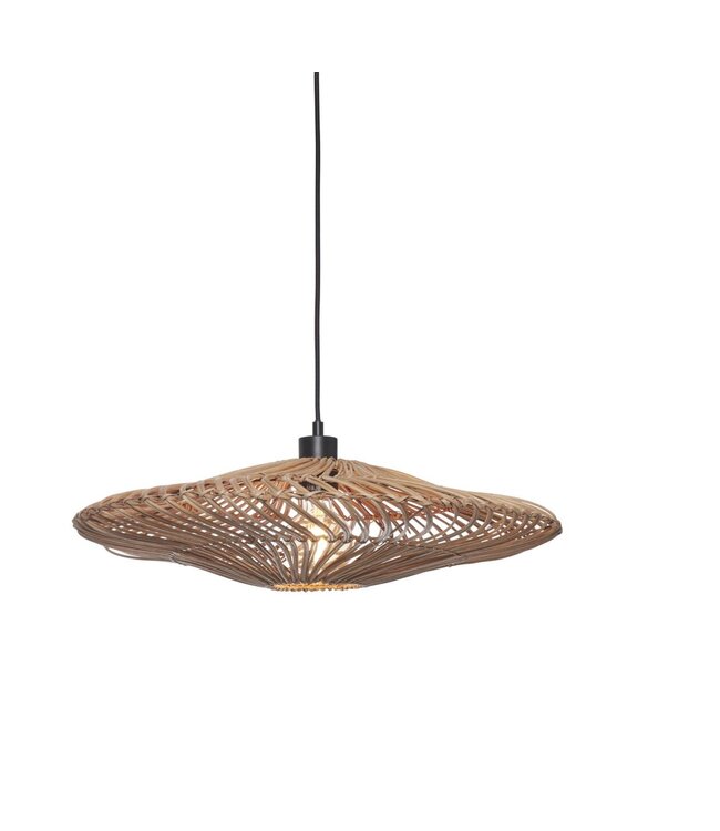 Good& Mojo hanglamp Zanzibar flat in naturel of wit