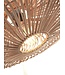 Good& Mojo hanglamp Zanzibar flat in naturel, wit of zwart